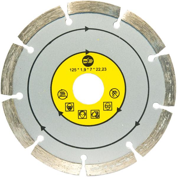 Диск алмазный 230*22*2.4 камень сегмент сухая. резка  6881060