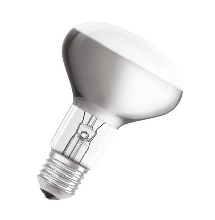 Стандартная лампа накаливания  Osram  R80  60Вт  230В  E27