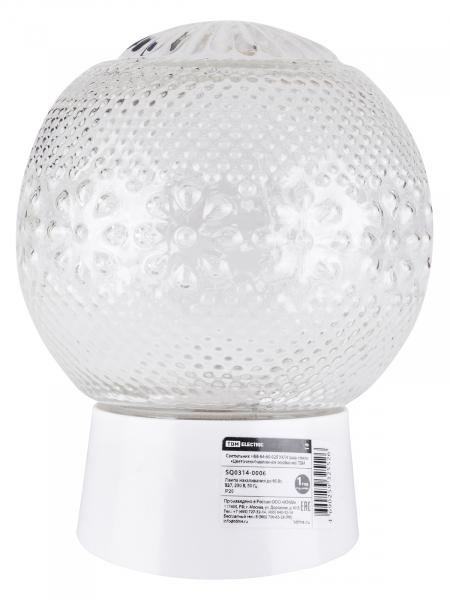 Светильник бра TDM НББ 64-60-025 рассеиватель "Цветочек" прозрачный + наклонное основание