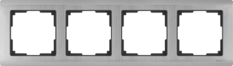 Werkel  Metallic Глянцевый Никель Рамка 4-местная WL02-Frame-04 a028862