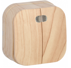 ВС20-2-1-ХС Выключ. 2-кл. инд. о/у 10А GLORY сосна IEK