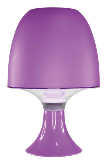 Ночник настольный КТ002А_ру 15Вт, 220В, Е14, КЛЛ, фиолетовый