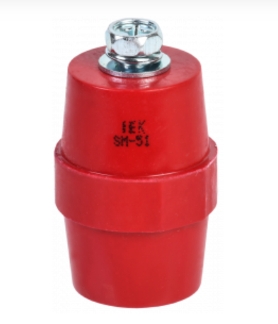 Изолятор SM-51 H51xD35xM8мм с болтом IEK