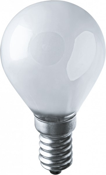 Стандартная лампа накаливания  Navigator  С45  60Вт  230В  E14 (кратно 10)