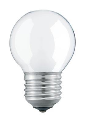 Стандартная лампа накаливания  PHILIPS  P45  60Вт  230В  Е27